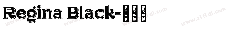 Regina Black字体转换